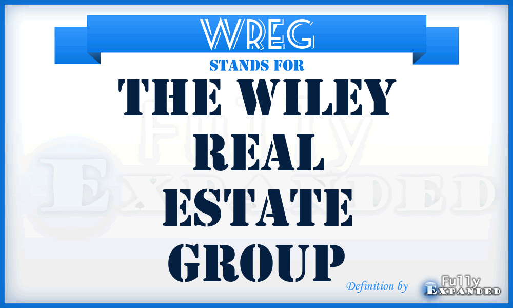 WREG - The Wiley Real Estate Group