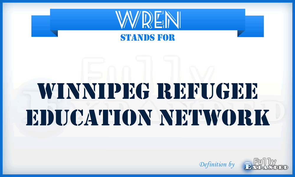 WREN - Winnipeg Refugee Education Network