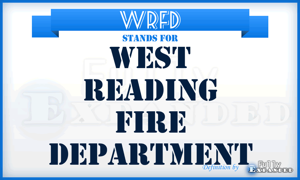 WRFD - West Reading Fire Department