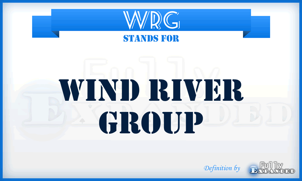WRG - Wind River Group