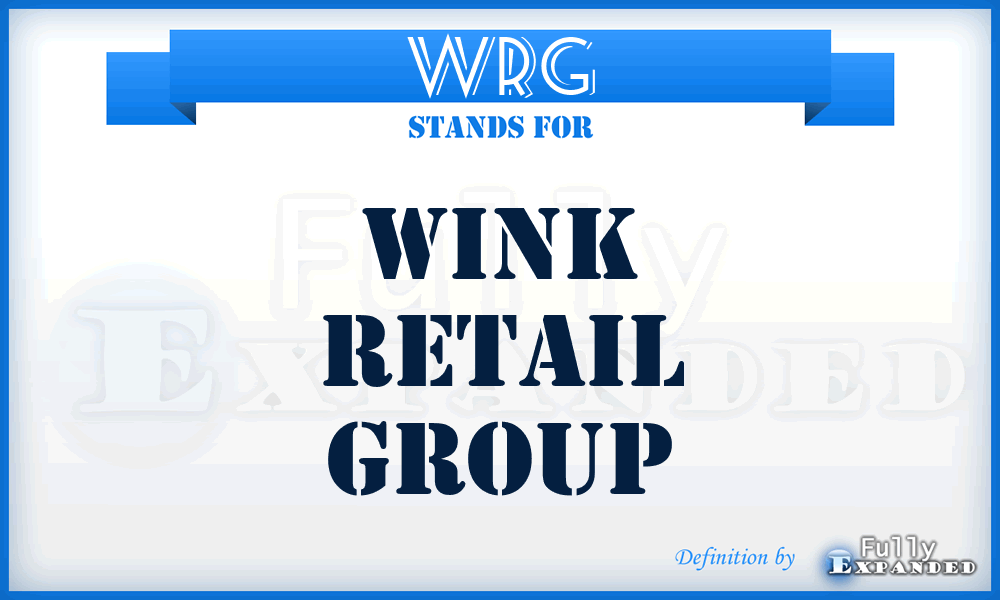 WRG - Wink Retail Group