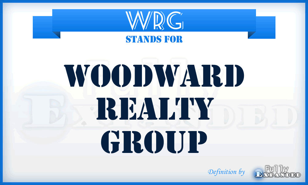 WRG - Woodward Realty Group