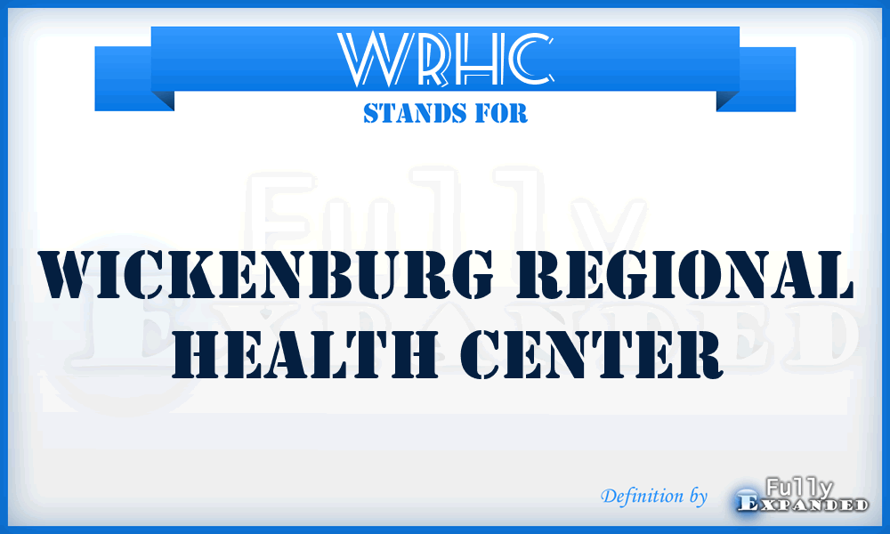 WRHC - Wickenburg Regional Health Center