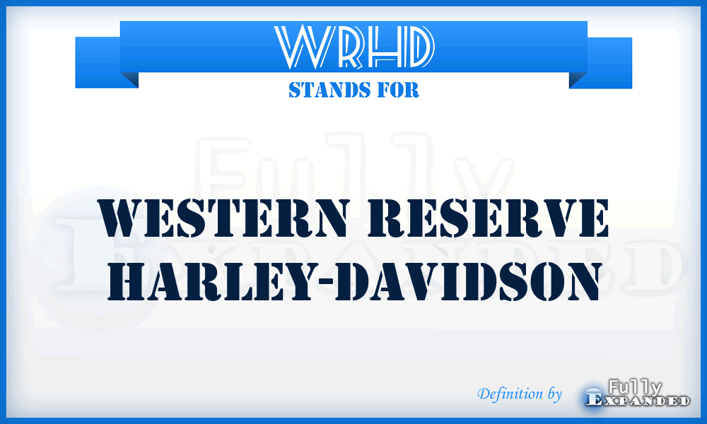 WRHD - Western Reserve Harley-Davidson