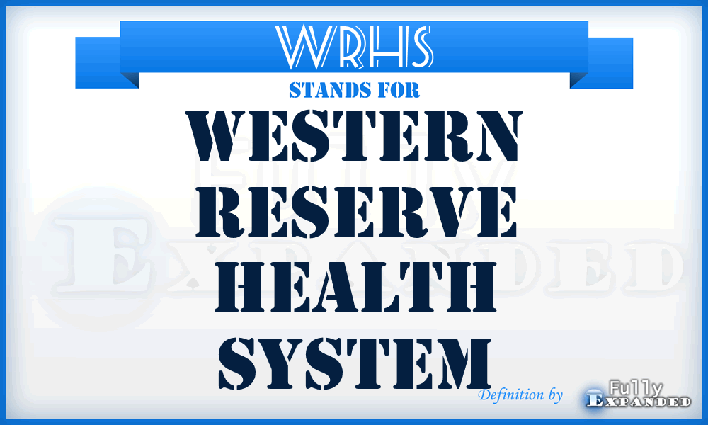 WRHS - Western Reserve Health System