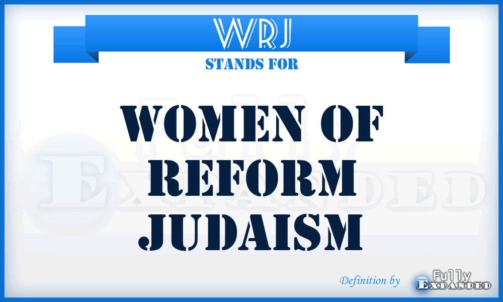 WRJ - Women of Reform Judaism