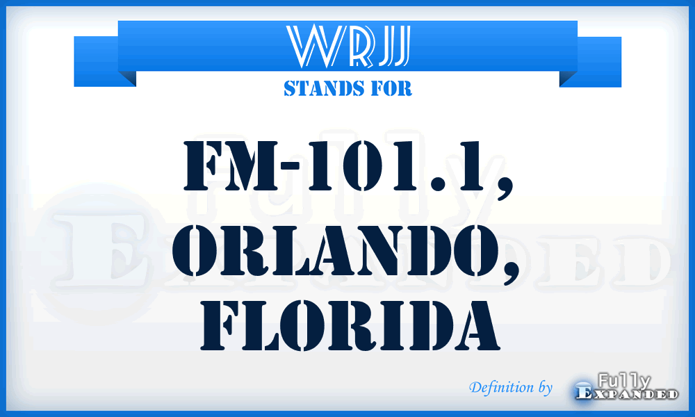 WRJJ - FM-101.1, Orlando, Florida