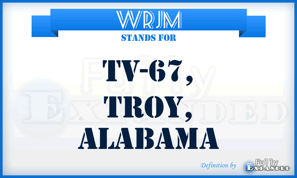 WRJM - TV-67, Troy, Alabama