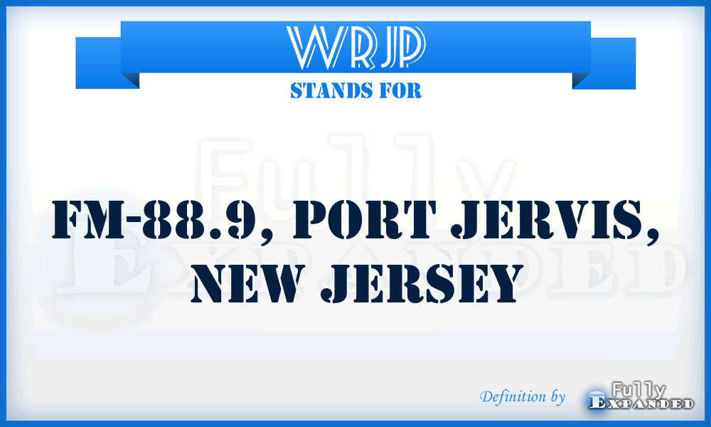 WRJP - FM-88.9, Port Jervis, New Jersey