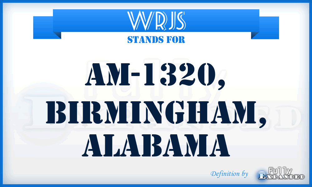 WRJS - AM-1320, Birmingham, Alabama