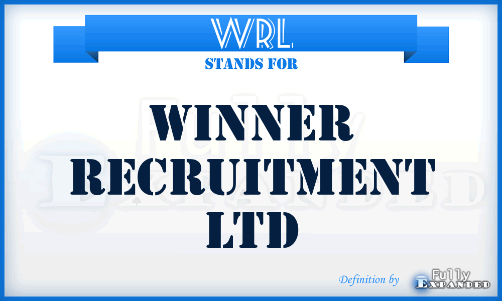 WRL - Winner Recruitment Ltd