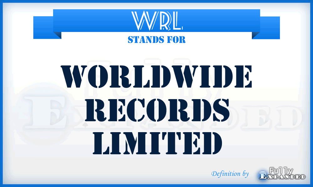 WRL - Worldwide Records Limited