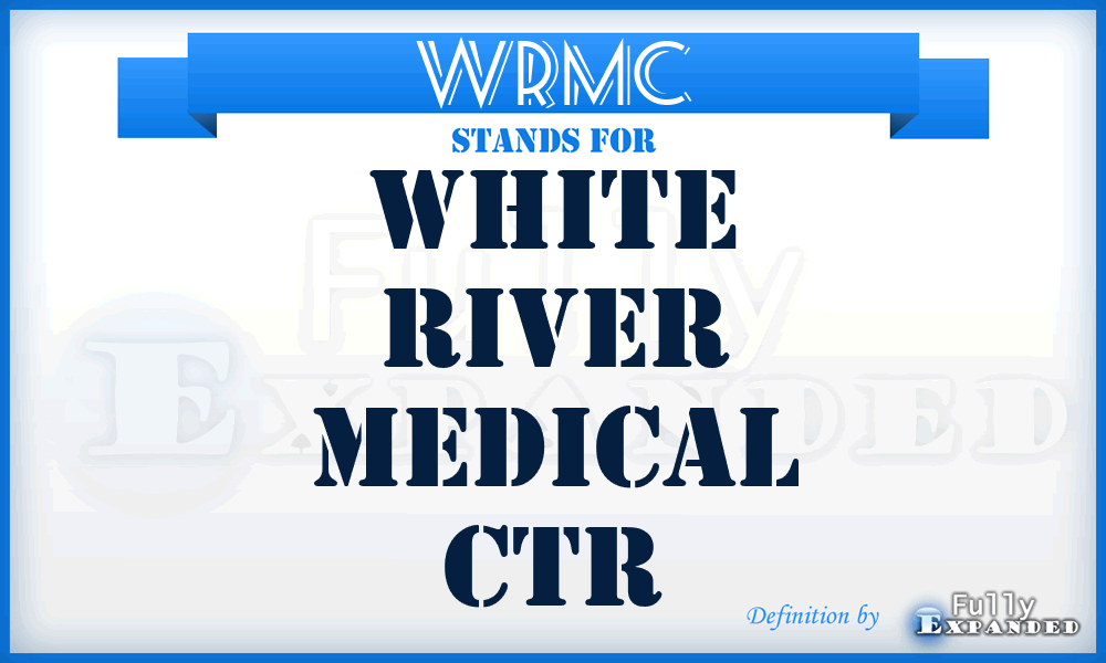 WRMC - White River Medical Ctr