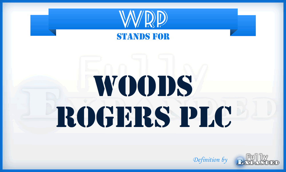 WRP - Woods Rogers PLC