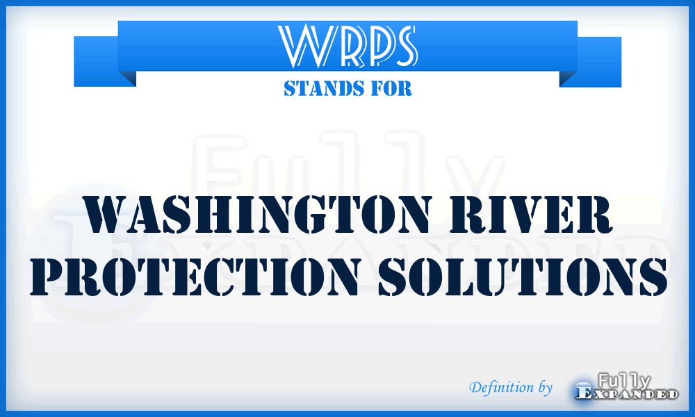 WRPS - Washington River Protection Solutions