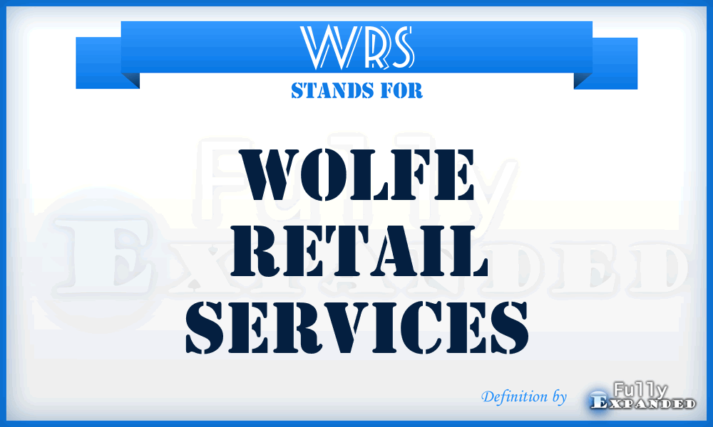 WRS - Wolfe Retail Services