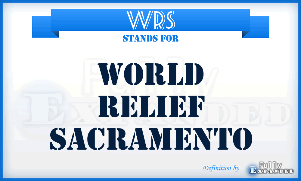 WRS - World Relief Sacramento
