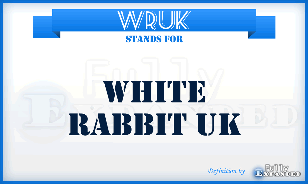 WRUK - White Rabbit UK