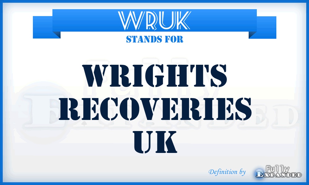 WRUK - Wrights Recoveries UK