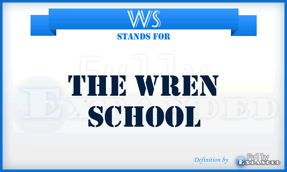 WS - The Wren School