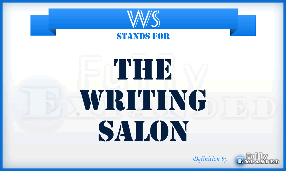 WS - The Writing Salon