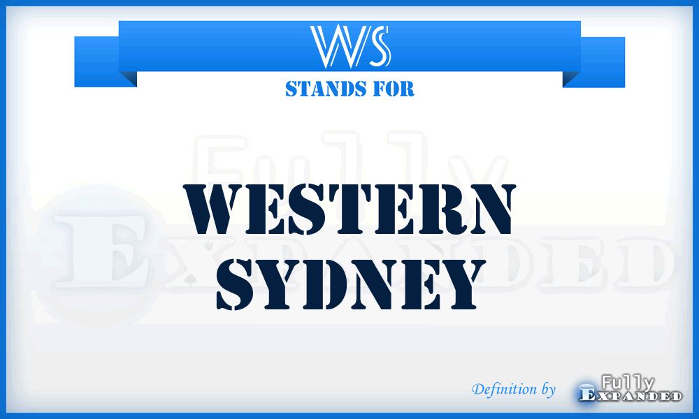 WS - Western Sydney