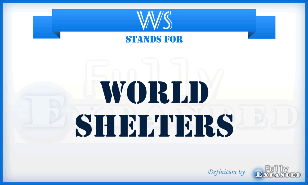 WS - World Shelters