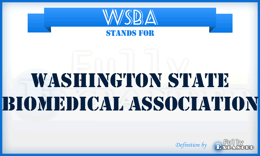 WSBA - Washington State Biomedical Association