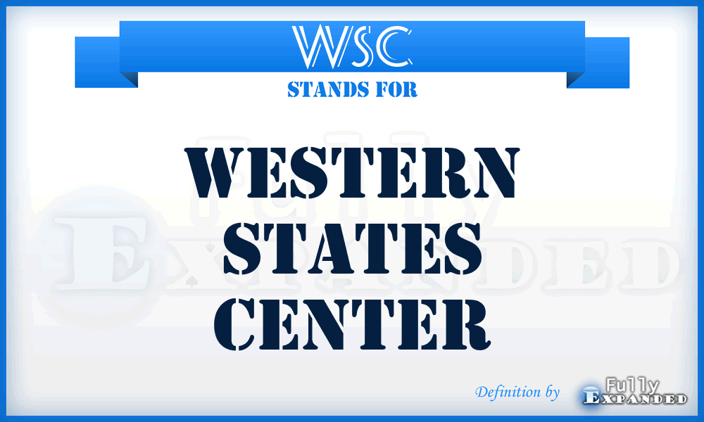 WSC - Western States Center