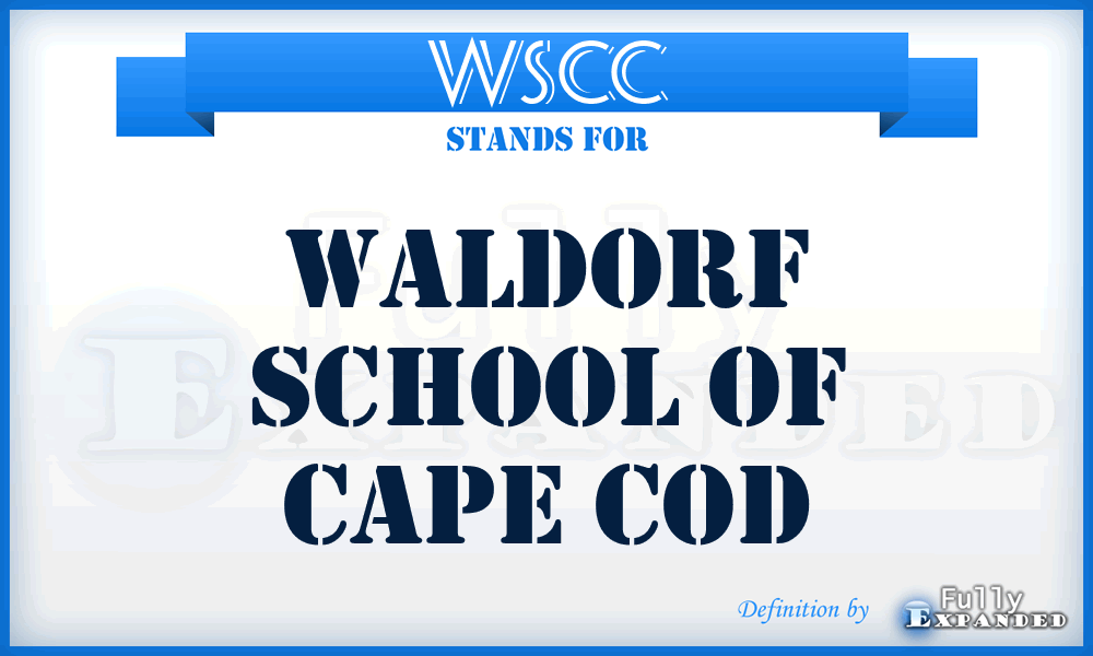 WSCC - Waldorf School of Cape Cod