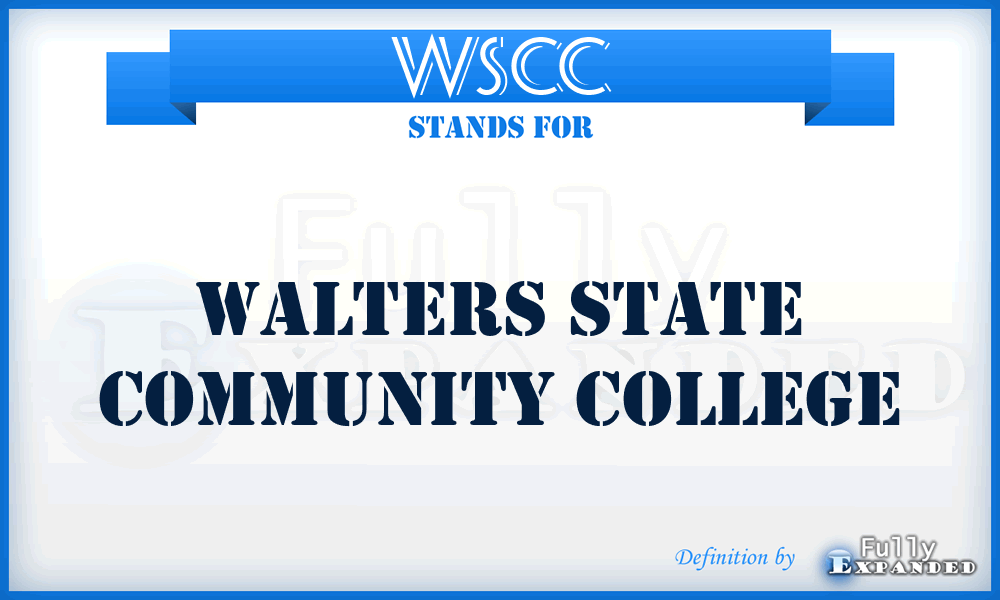 WSCC - Walters State Community College