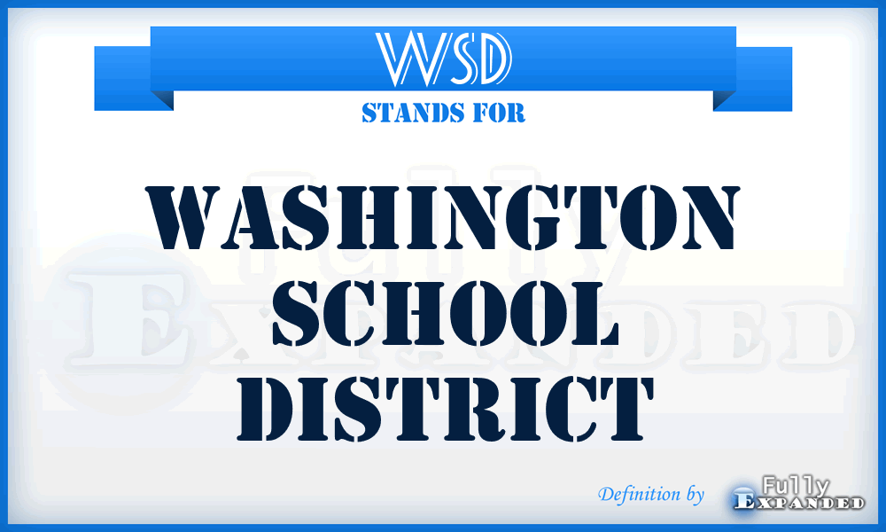 WSD - Washington School District