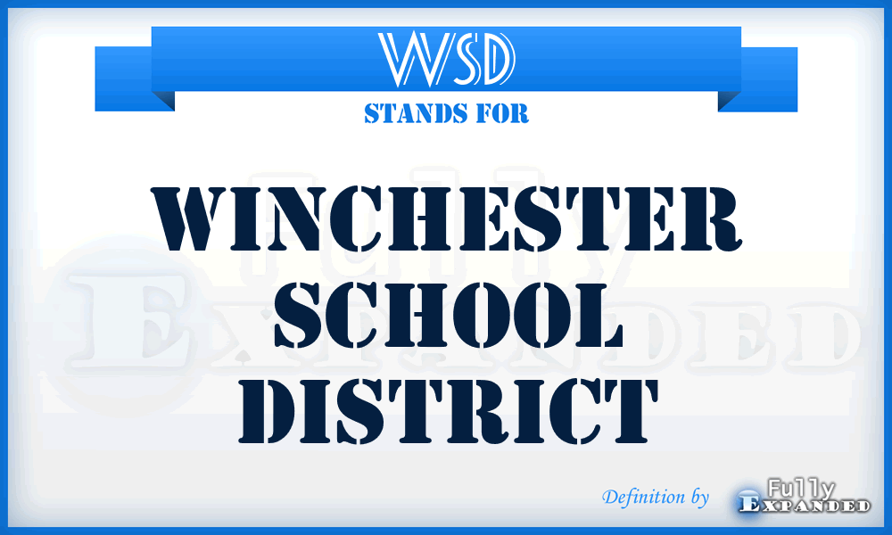 WSD - Winchester School District