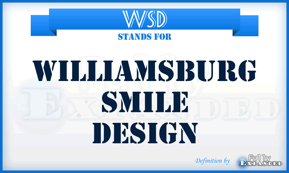 WSD - Williamsburg Smile Design