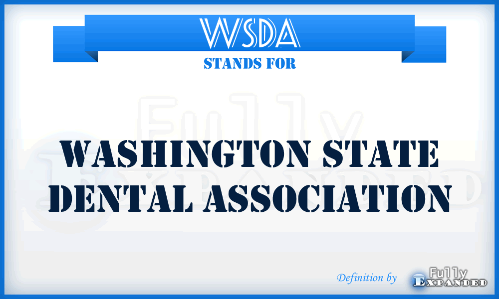 WSDA - Washington State Dental Association