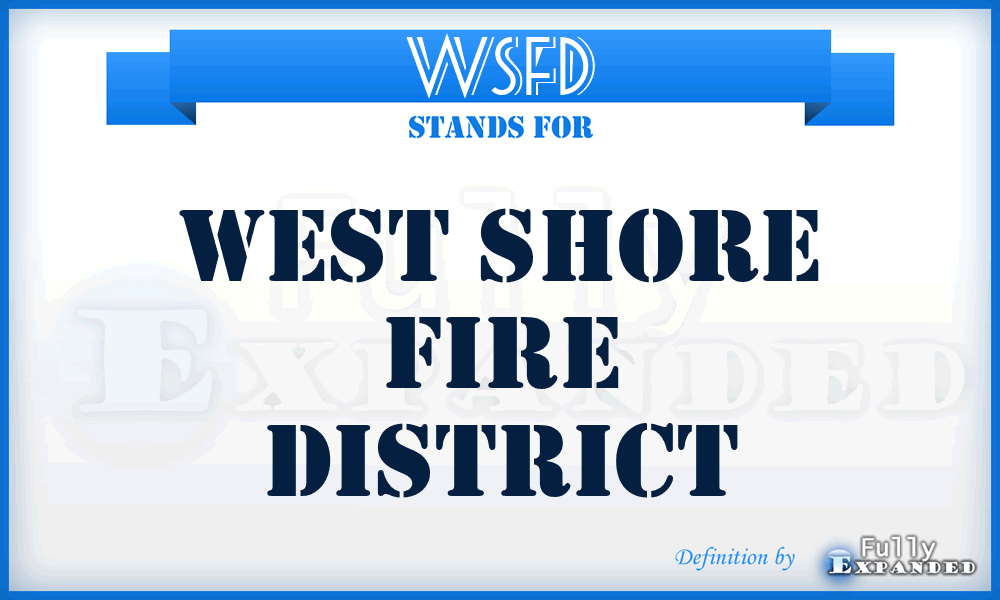 WSFD - West Shore Fire District