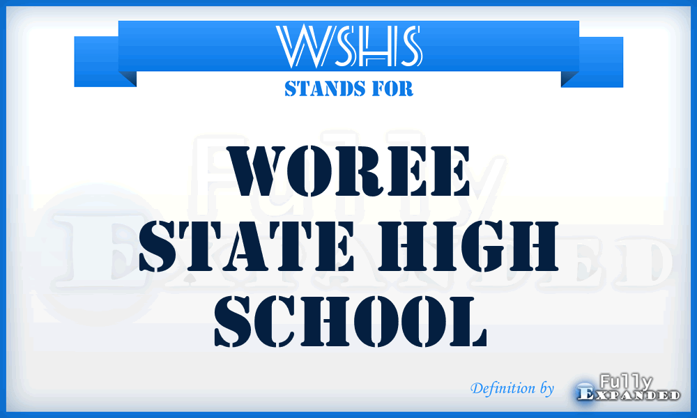 WSHS - Woree State High School