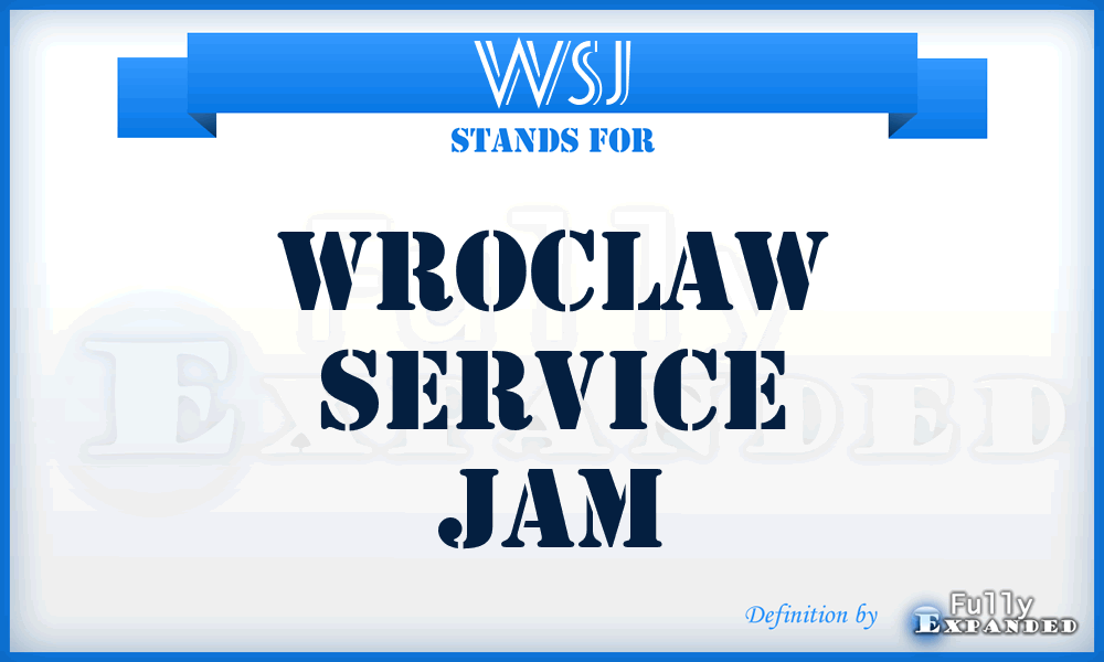 WSJ - Wroclaw Service Jam