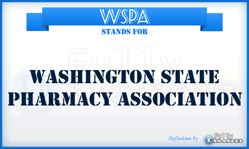 WSPA - Washington State Pharmacy Association