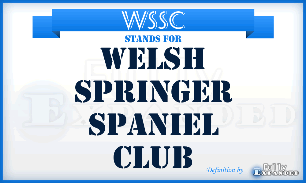 WSSC - Welsh Springer Spaniel Club