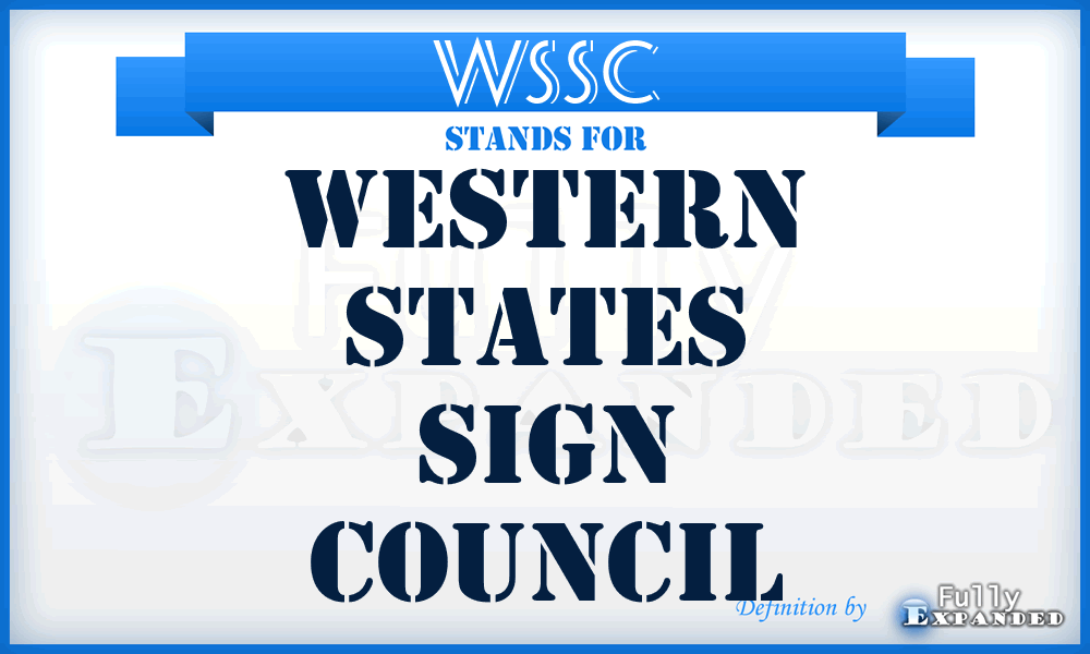 WSSC - Western States Sign Council