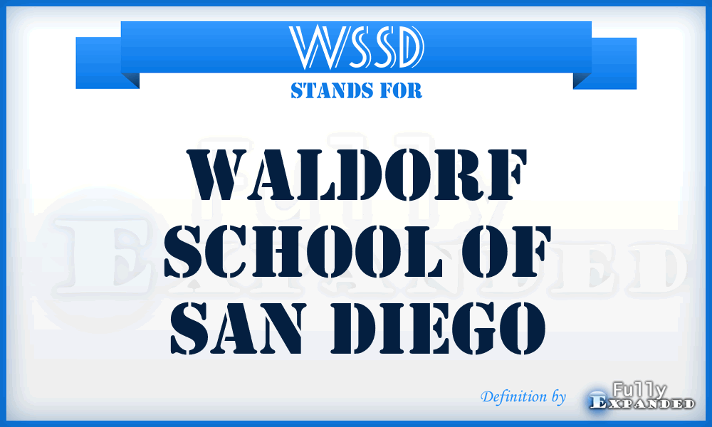WSSD - Waldorf School of San Diego