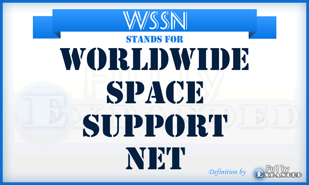 WSSN - Worldwide Space Support Net