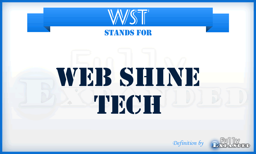 WST - Web Shine Tech