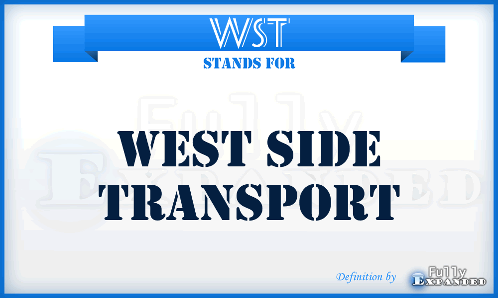 WST - West Side Transport