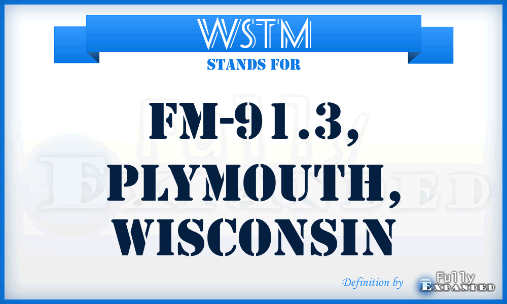 WSTM - FM-91.3, Plymouth, Wisconsin