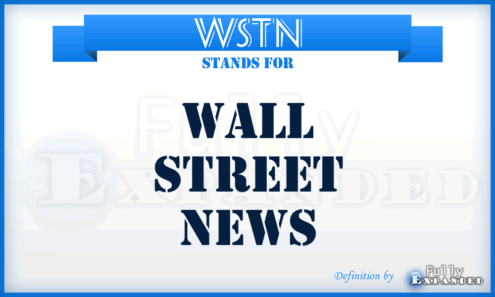 WSTN - Wall Street News