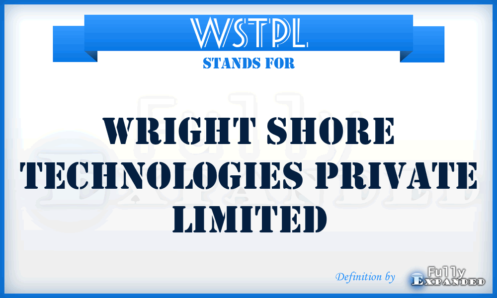 WSTPL - Wright Shore Technologies Private Limited