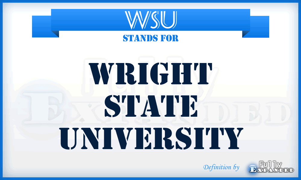 WSU - Wright State University