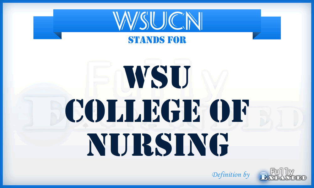 WSUCN - WSU College of Nursing